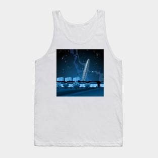 That UFO Podcast Textless (Winter / Square) Tank Top